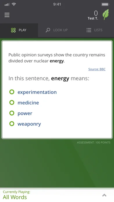 Vocabulary.com screenshot 2