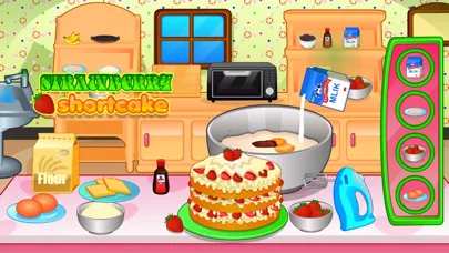 Игра Готовим клубничный торт screenshot 1