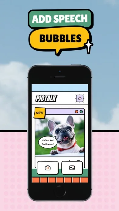 Speech Bubble Maker: Pic Talk screenshot 1