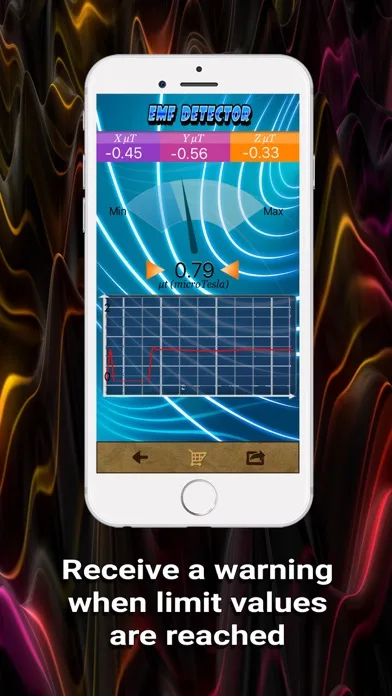 Детектор электромагнитного пол screenshot 2