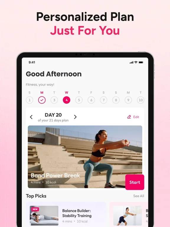 фитнес для женщин ~фитнес дома screenshot 5