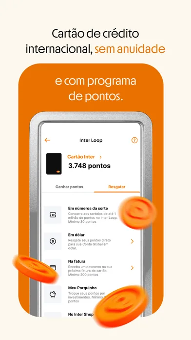Inter: Conta, Cartão e Pix screenshot 2