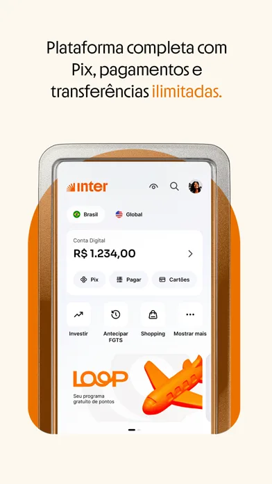 Inter: Conta, Cartão e Pix screenshot 5
