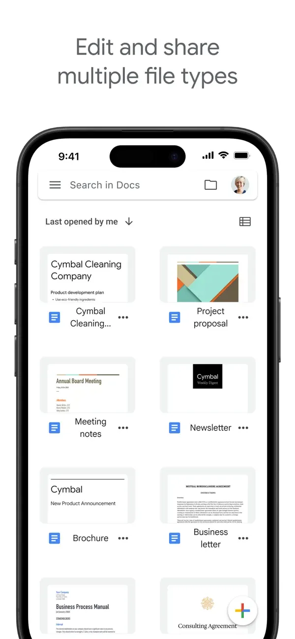 Documentos de Google screenshot 2