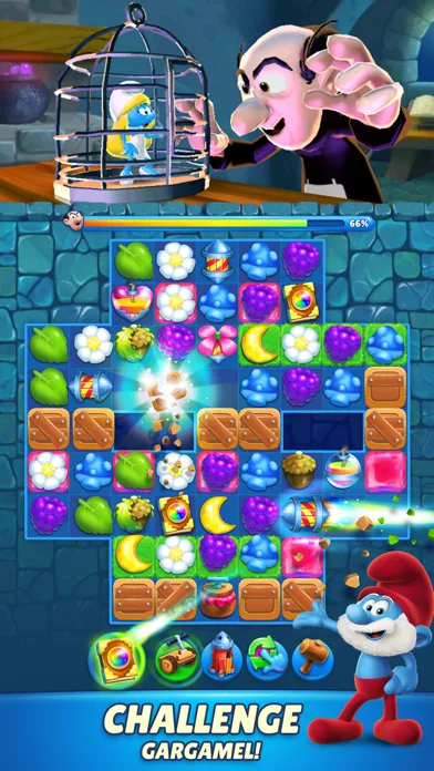 Smurfs Magic Match screenshot 2