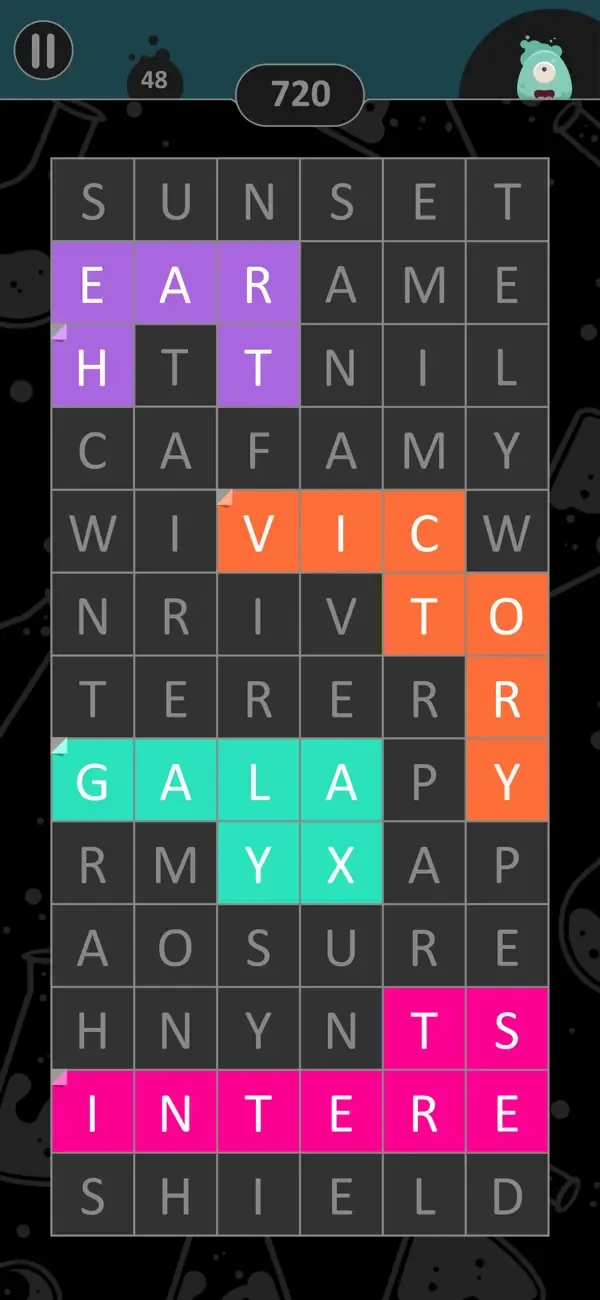 Sopa de Letras: Fillwords screenshot 2