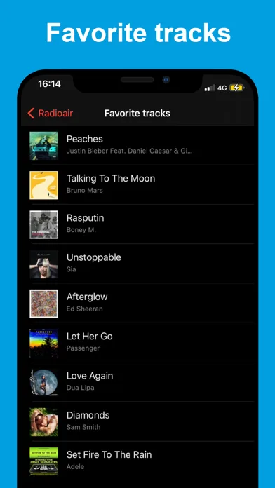 Radioair - Radio Music Charts screenshot 4