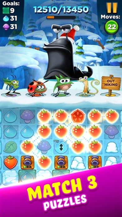 Best Fiends - игра-головоломка screenshot 1
