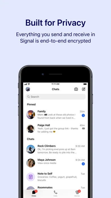 Signal — приватный мессенджер screenshot 1