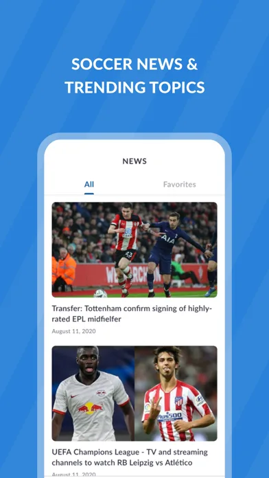 Футбольная живые телепрограмма screenshot 3