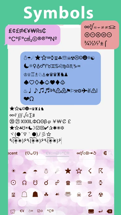 смайлики символы клавиатура screenshot 3