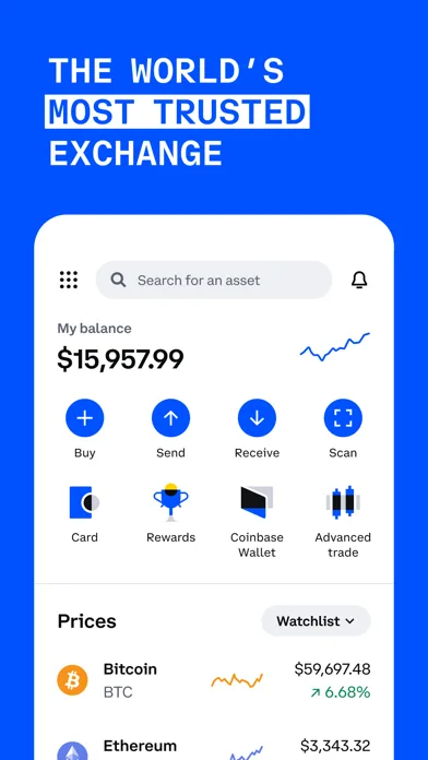 Coinbase: Compra BTC, ETH, SOL screenshot 2