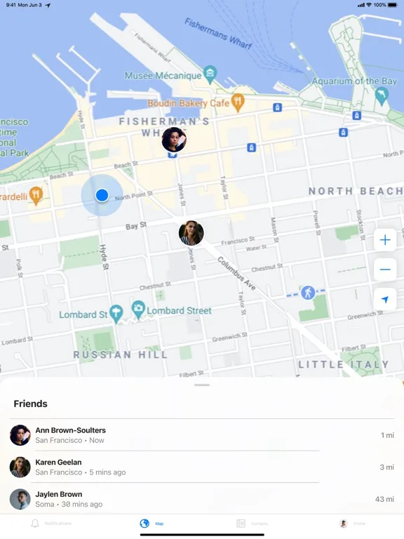 GPS Tracker, найти айфон iMapp screenshot 1