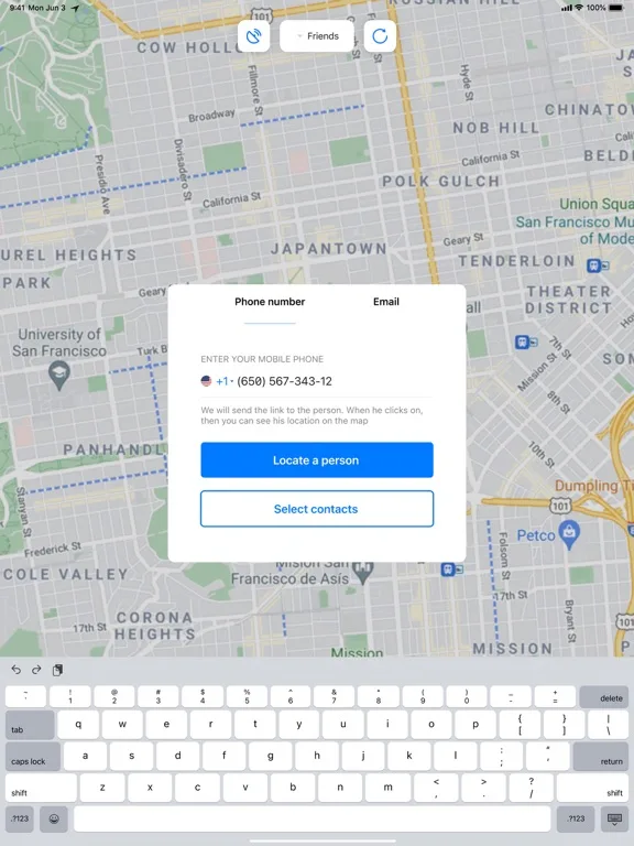 GPS Tracker, найти айфон iMapp screenshot 2