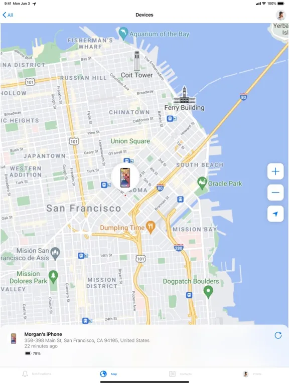 GPS Tracker, найти айфон iMapp screenshot 4