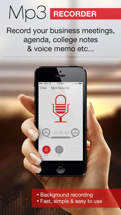 grabadora de voz,Mp3 Recorder screenshot 1