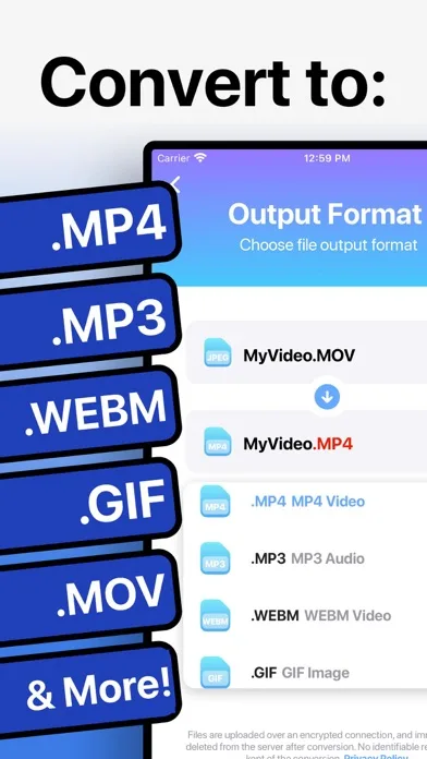 Видео конвертер: Video Convert screenshot 1