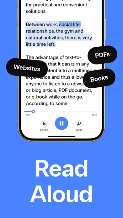 Read Text Aloud - Speak4Me tts screenshot 3
