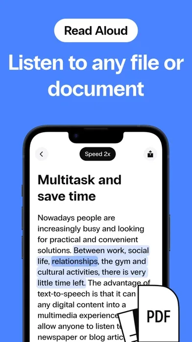 Read Text Aloud - Speak4Me tts screenshot 4