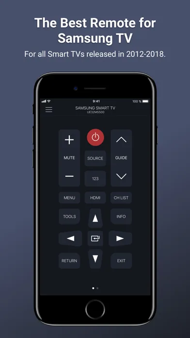 Remotie: пульт для Samsung TV screenshot 1