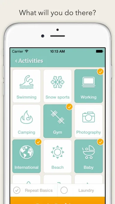 PackPoint, embalaje de viaje screenshot 2