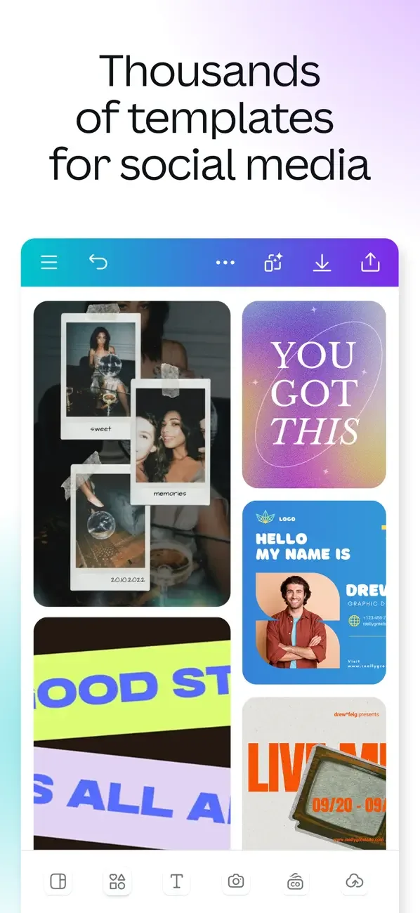 Canva: editor de fotos y video screenshot 2