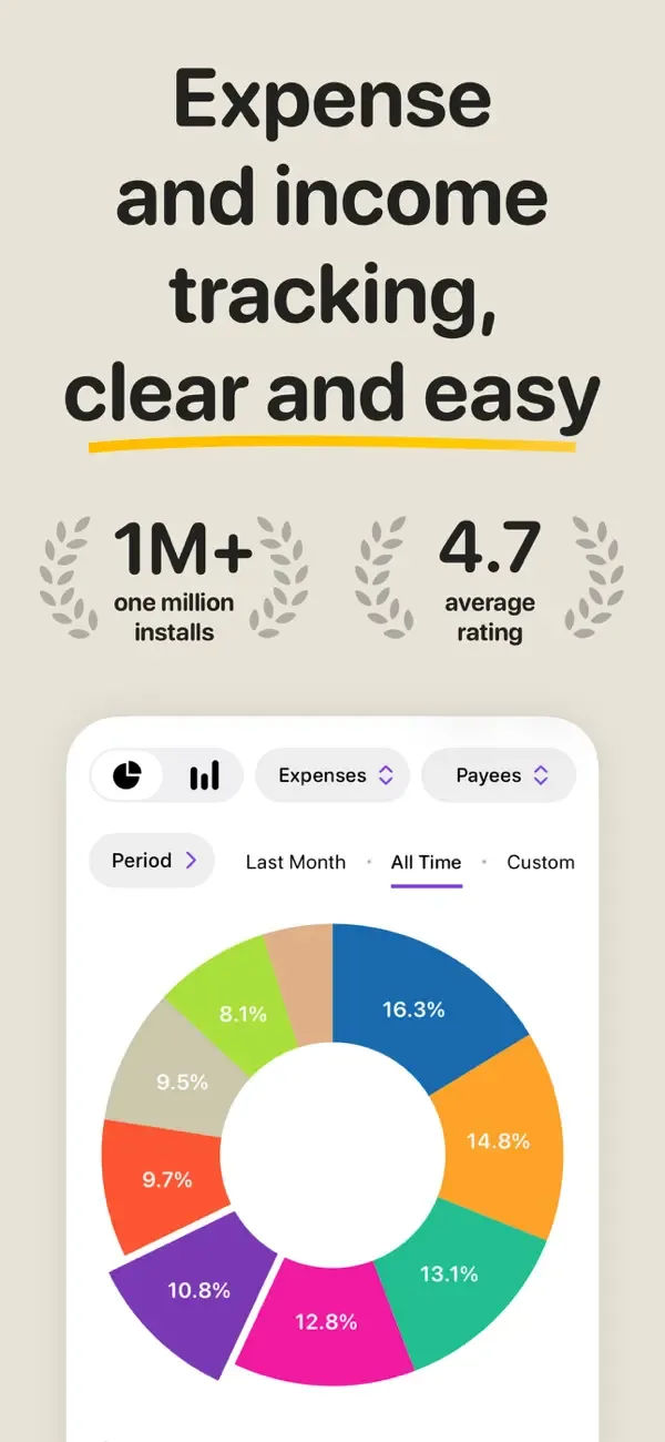 Control de gastos - Money Flow screenshot 1