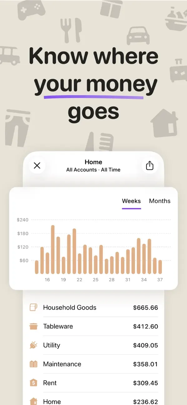 Control de gastos - Money Flow screenshot 2