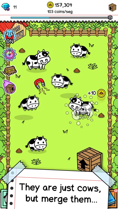 Cow Evolution: Merge Level Up screenshot 1