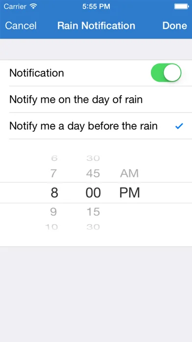 Will it Rain? - Notifications screenshot 5