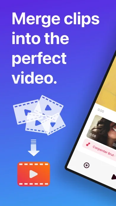 видео слияние:  склеить видео screenshot 1