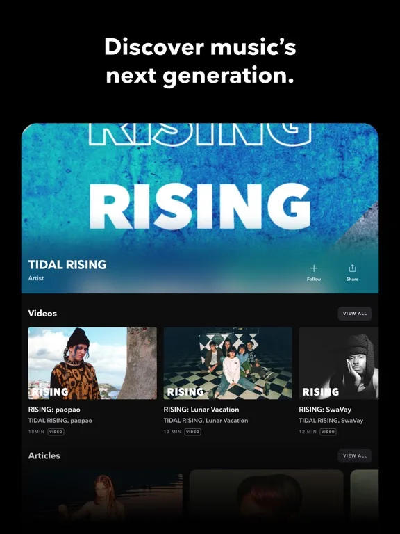 TIDAL Music: sonido HiFi screenshot 4