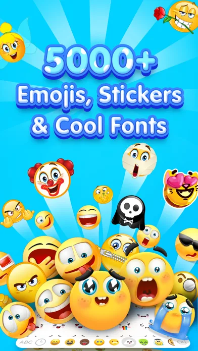 5000+ New Emoji - RainbowKey screenshot 1