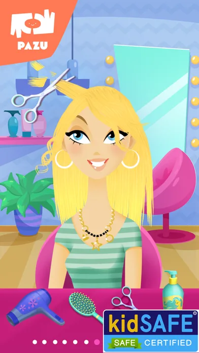 Girls Hair Salon - Kids games screenshot 1