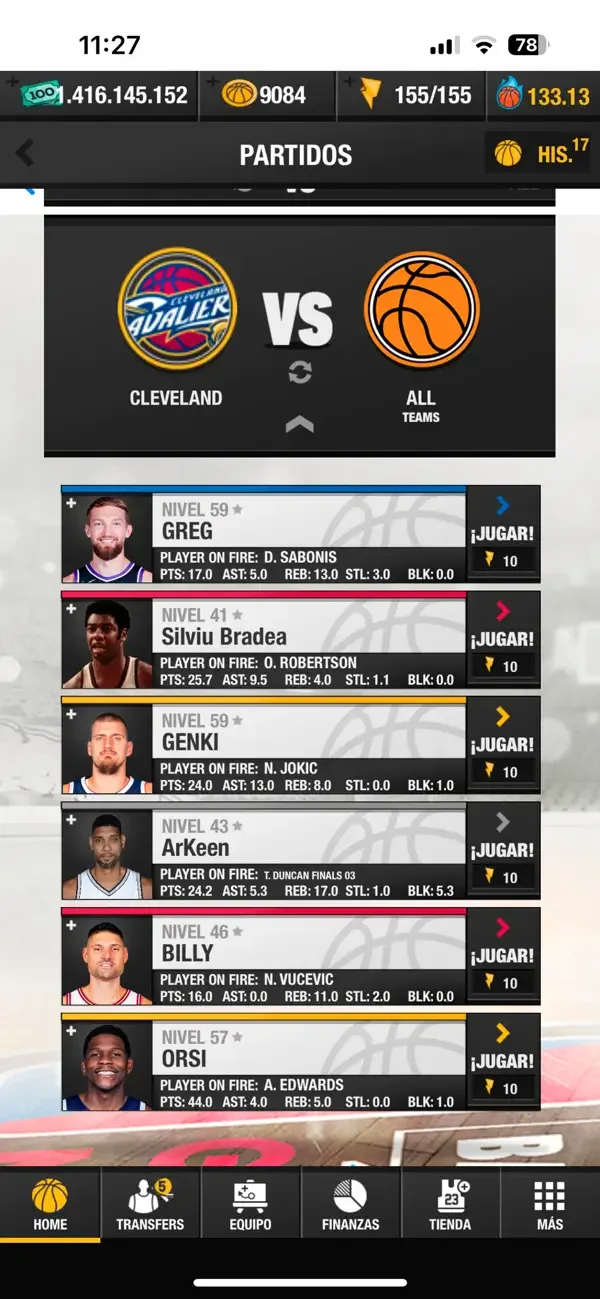 Baloncesto Fantasy Manager 24 screenshot 4