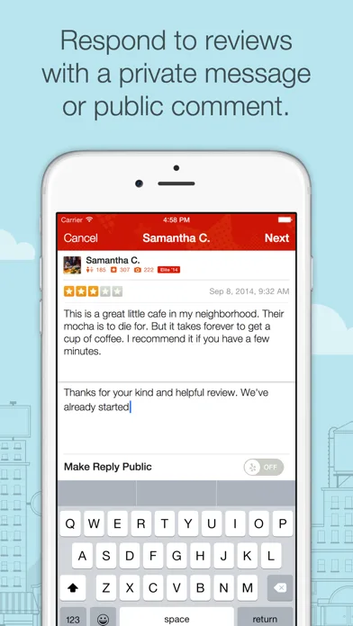 Yelp para empresas screenshot 3