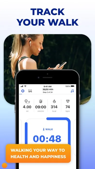 Walk Slimkit - Miles Tracker screenshot 1