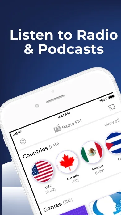 Radio FM: Music, News & Sports screenshot 1