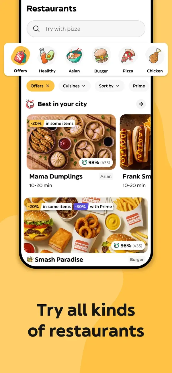 Glovo: Comida a domicilio screenshot 2