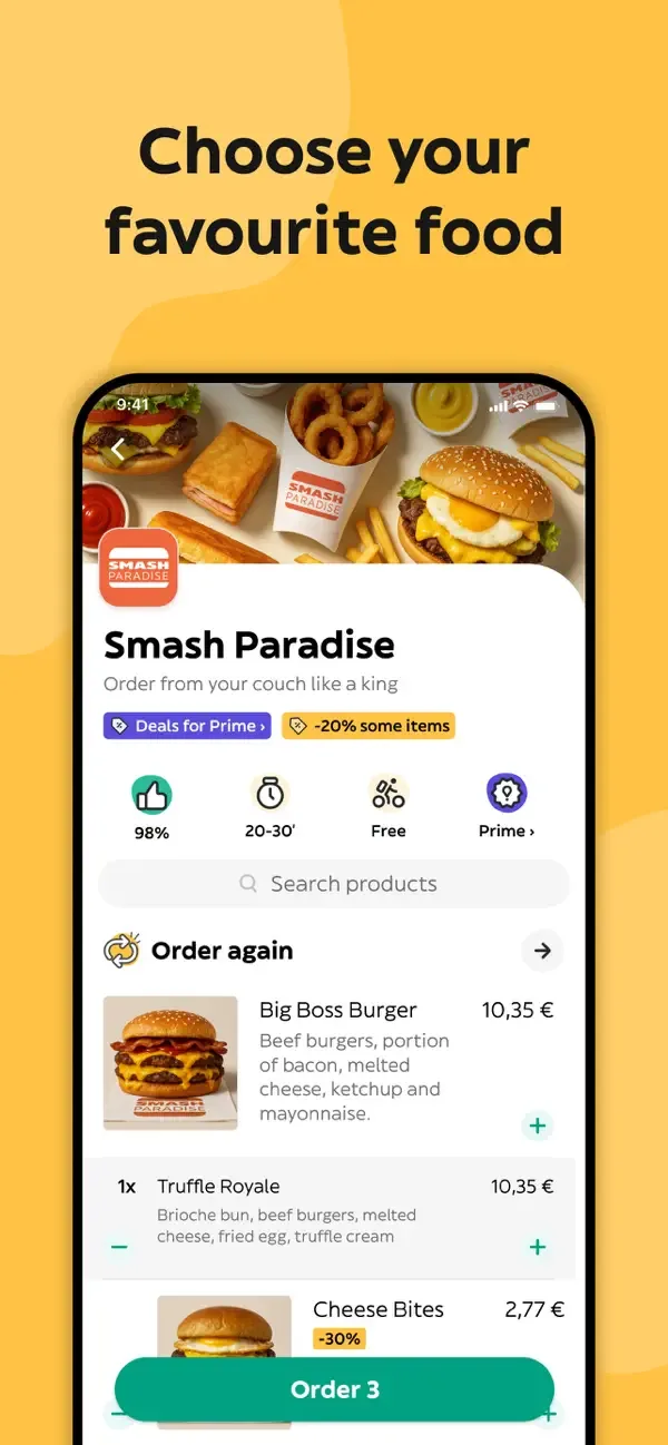 Glovo: Comida a domicilio screenshot 3