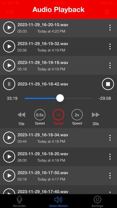 Voice Recorder Lite: Grabar HD screenshot 2