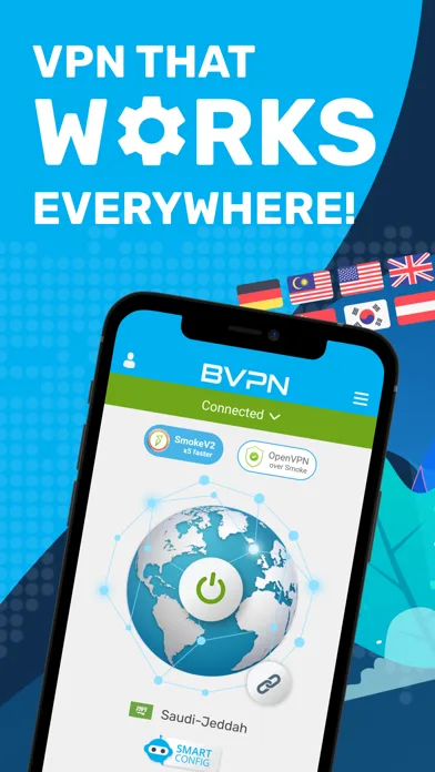 bVPN: Fast VPN Tunnel Smoke screenshot 1