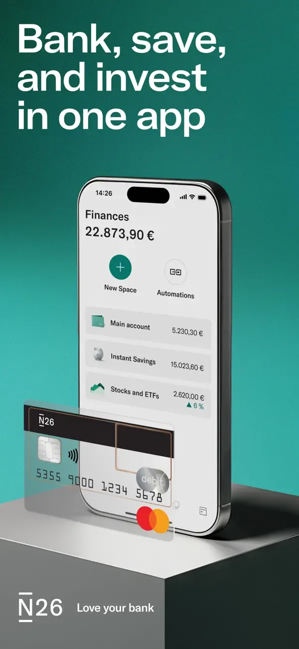 N26 — Enamórate de tu banco screenshot 1