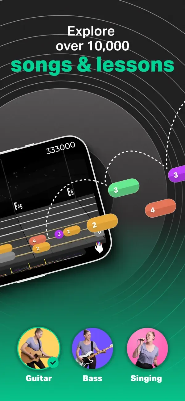 Yousician: profesor de música screenshot 2