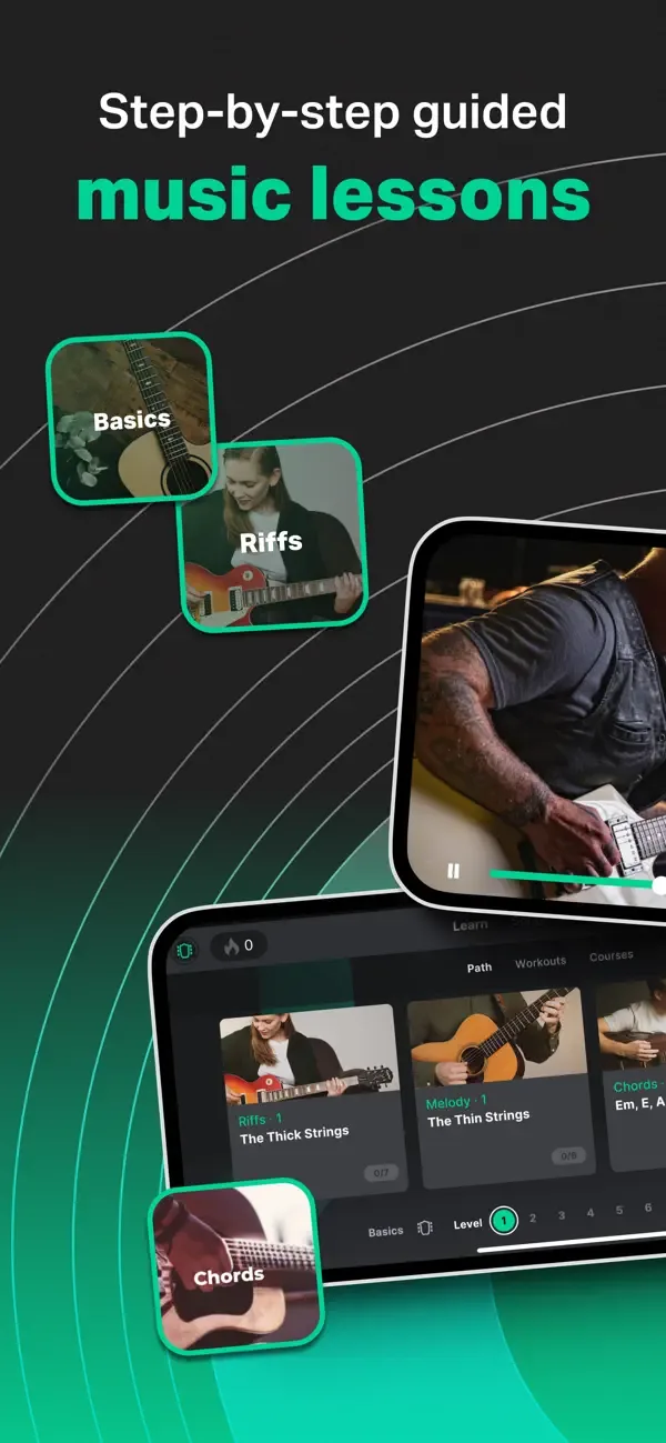 Yousician: profesor de música screenshot 4