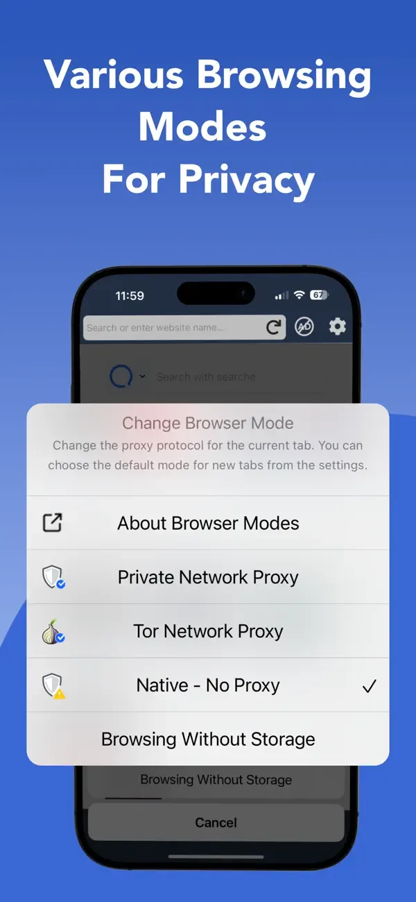 Tor Browser and VPN screenshot 5