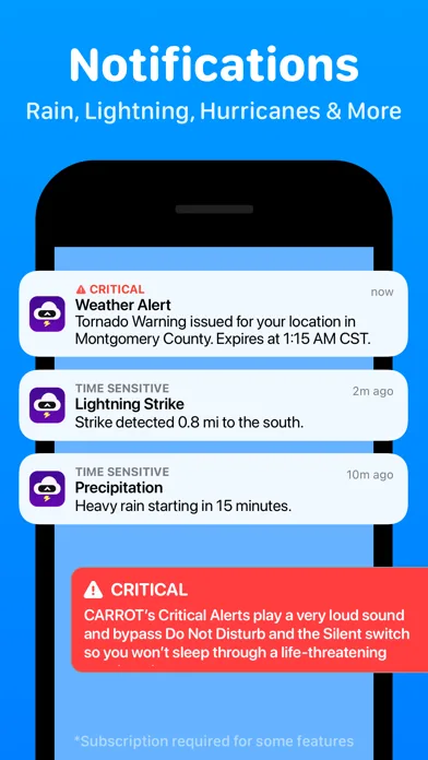 Clima CARROT: Alertas y Radar screenshot 5