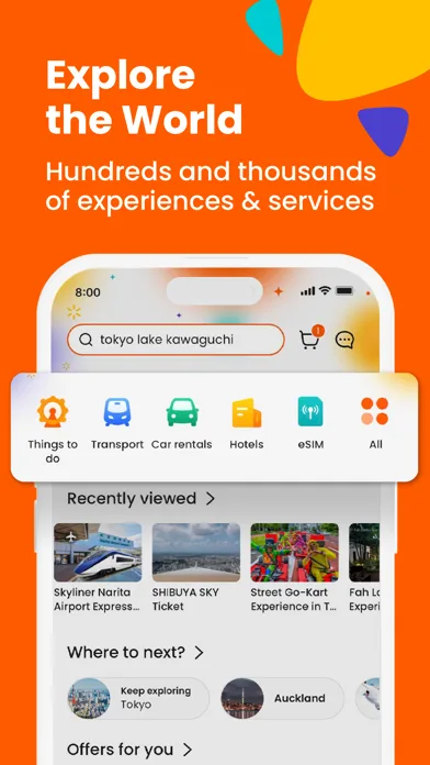 Klook: Viajes y actividades screenshot 1