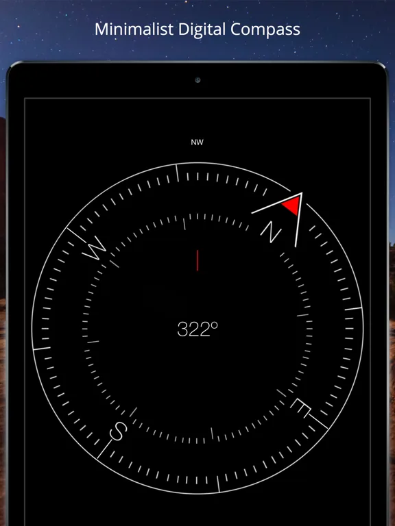 Компасу - Минималистский, магнитной, цифровой screenshot 3