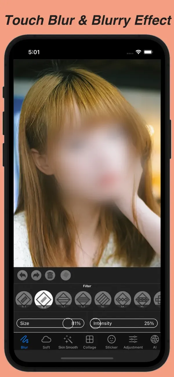 Desenfoque y Mosaico screenshot 1